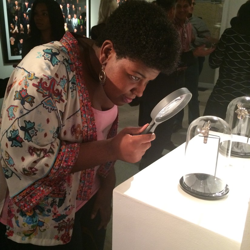 Fashion jewelry examination. Very intricately designed rings