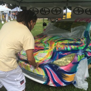 Eye of the Tiger on a Scion